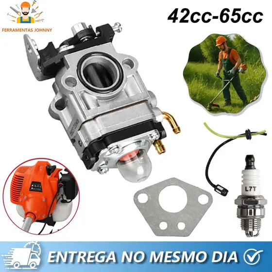 Carburador Roçadeira 43cc 52cc  63cc  Compatível Toyama Vulcan Garthen