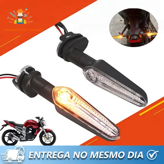Kit de piscas sequenciais/contínuos em LED para Yamaha XJ6 MT03 MT07 MT09 FZ150