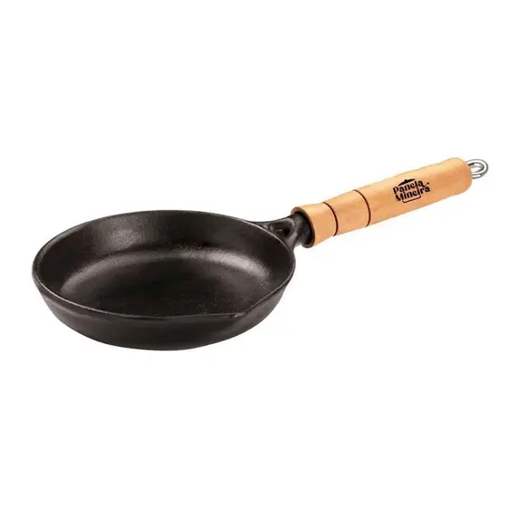 Frigideira Fast Egg Cabo de Madeira 14x3 cm 0,25L