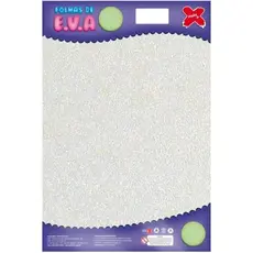 Placa Eva Glitter 40x60cm Kit 5 Folhas Make+ Artesanato