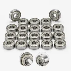 Kit 20 Rolamentos 608ZZ ABEC Semi Profissional Para Skate Patins Longboard E Patinete