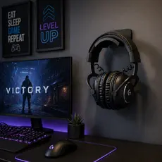 Suporte de Parede para Headset e Fone de Ouvido - Setup Gamer Organizado