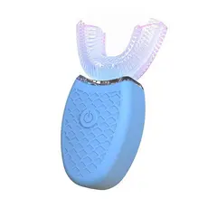 Nova Escova de Dentes Automática em Forma de U para Adultos com Escova Elétrica Recarregável B 5641 7RJU KCZI UTUC