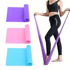 Faixa Elástica Multifuncional Tipo Thera Band 1,5m para Yoga Pilates Treinamento Casa e Academia