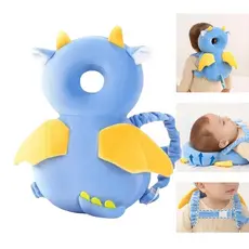 Protetor Craniano Anti Queda Infantil, Almofada Respirável Ajustável Proteção para Desenvolvimento do Bebê