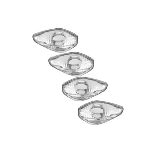 Kit 4 Lentes Pisca Seta Moto Cristal NXR Bros 150 160 CG Titan 150 160 Fan 125 160 CBX Twister