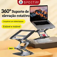 Suporte Dobrável Para Notebook De 3 Camadas, Portátil, Com Elevação Ajustável, Para Tablet