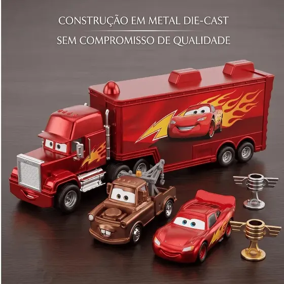 Relâmpago Mcuen Caminhão Mack Carrinhos Do Relâmpago Mcuen Mate Relâmpago Mcuen Caminhão Mack Transp Metal