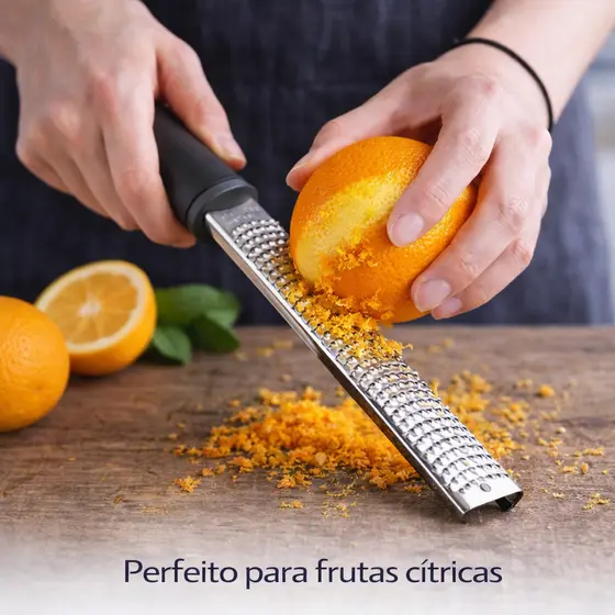 1/2/3/4 Raladores Culinaria Extra Fino Ralador Inox 30x2,5 cm Cabo em Inox Profissional