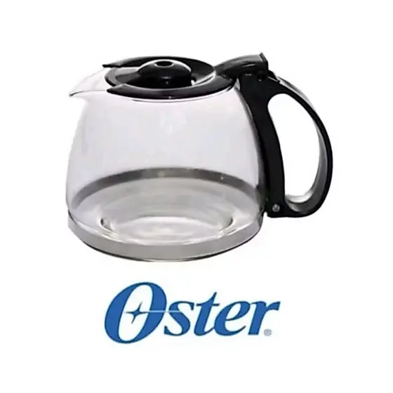 Jarra de Reposição Para Cafeteira Oster ocaf300 19 xicaras Vidro Reforçado Cor Preta