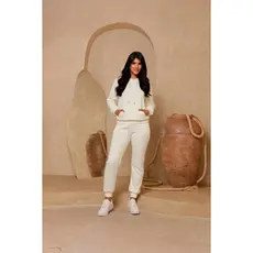 Conjunto Moletom Feminino Premium Blusa Canguru com Capuz e Calça Jogger Inverno P M G