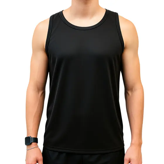 Camiseta Regata Masculina Lisa Básica DryFit Verão Academia Praia Treino Dia a Dia Casual