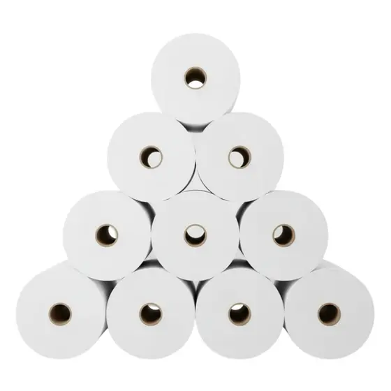 Kit 20 Unidades Bobina Térmica REP 57mm X 360m Para Relógio De Ponto Eletrônico Impressão Direta