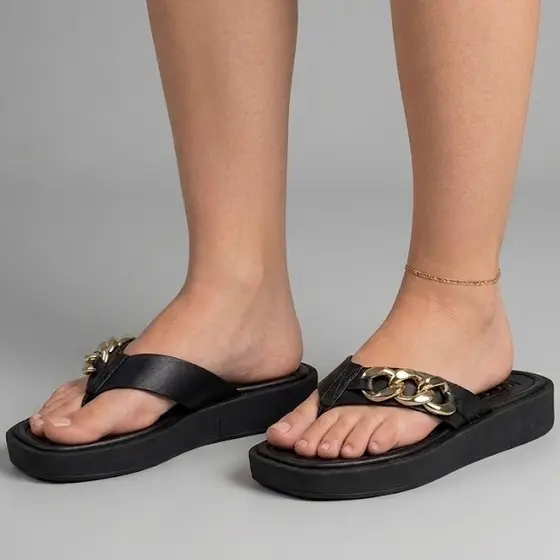 8487.207 Chinelo Plataforma Feminino Beira Rio