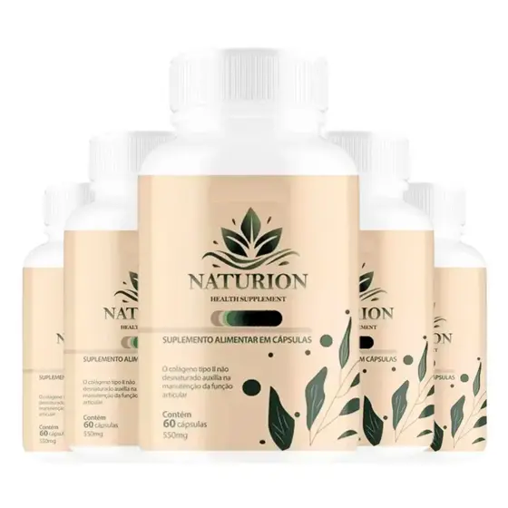 5 Naturion Original 300 Capls - Alta Eficiência - Envio Rápido