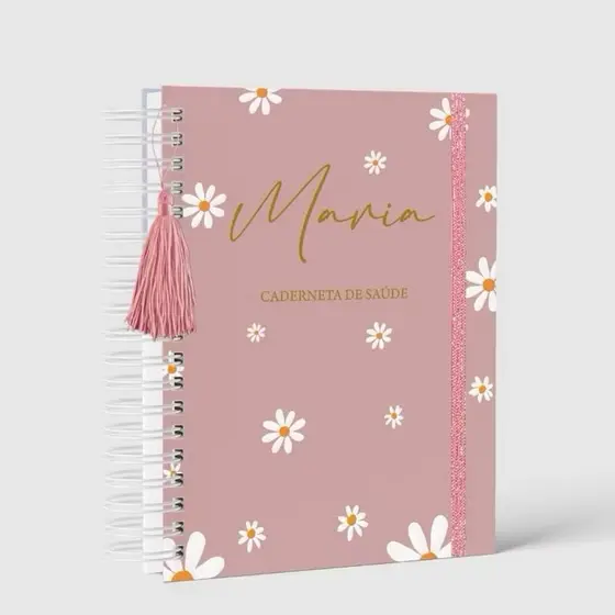 Caderneta De Vacinação Saúde Menina Personalizada C/Nome Vários Temas Envio Imediato.