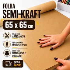 Papel Para Molde Costura 65x65cm 100g Modelagem Risco Artesanato
