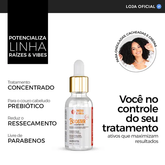 Booster de Cachos: Definição Natural | Raízes & Vibes 30ml