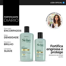 Kit Fortificante que Engrossa, Protege e dá Densidade ao Cabelo