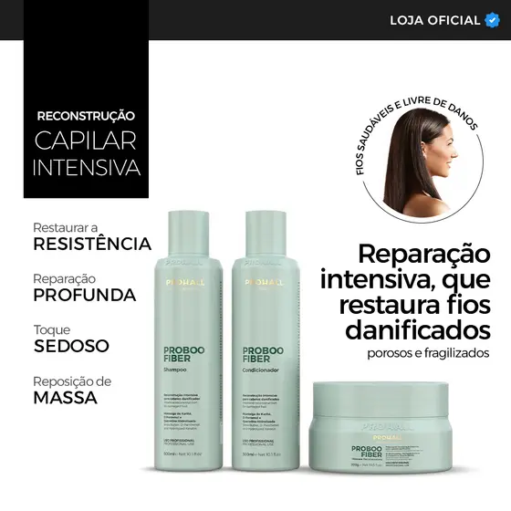 Kit Reconstrução Intensiva Proboo Fiber Prohall