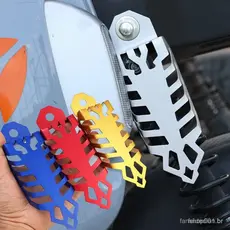 Capa Do Amortecedor Garfo Traseiro Dianteiro Da Motocicleta-Protetores De Alumínio-Para Scooter De Dirt Bike-Peças De Re