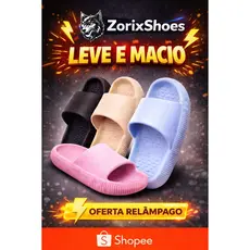 Chinelo Slide Nuvem Unissex – Macio, Leve, Antiderrapante e Confortável