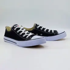 Tênis Cano Baixo Preto Básico Modelo Tradicional Versátil Alta Qualidade Rock Star Tevet