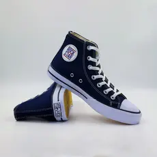 Tênis Casual Cano Alto Azul Marinho Unissex Design Estiloso Atemporal e Conforto Diário Rock Star