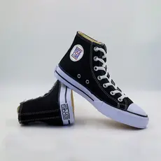 Tênis Cano Alto Preto Unissex Estiloso Atemporal Versátil e Confortável Rock Star Tevet