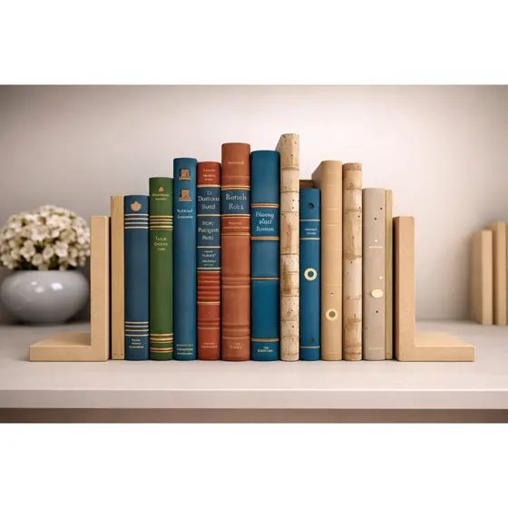 Kit Suporte para livros de Prateleira Premium  Luxo Decoração - 100% MDF - COM OPÇÃO DE CORES