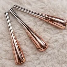 Caneta Delineadora Líquido Rose Gold à Prova D’Água – Ponta Fina Precisa, Secagem Rápida, Longa Duração, Preto Intenso