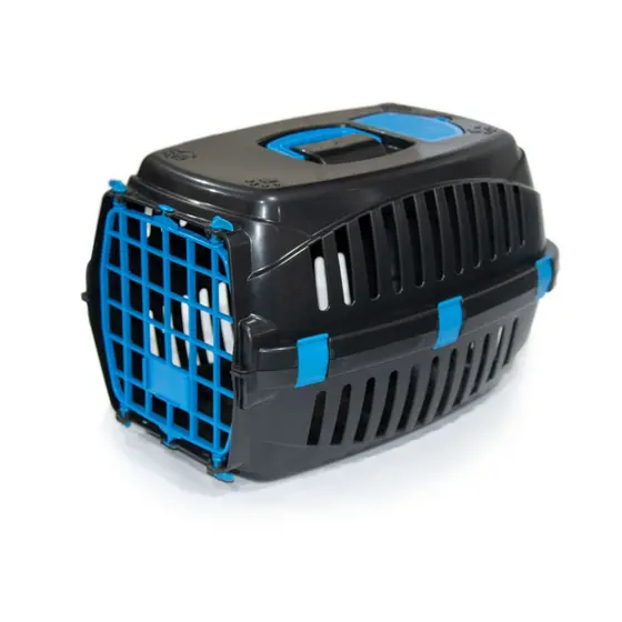 1. Caixa Transporte Pet N2 Black Premium Cães Gatos Coelhos | Abertura Superior + Comedouro