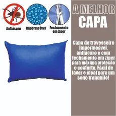 Capa travesseiro hospitalar impermeável fronha antialérgica almofada encosto couro sintético