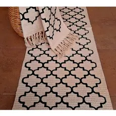 Jogo de Tapetes Passadeira com 3 peças Tear, para Cozinha, Corredor, Quarto ou Box Tecido 100% Algodão com Estampa