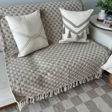 Manta para Sofá ou Cama king  Gigante Osa 2,30x2,70 mt 100% Algodão Tecido Macio e Resistente