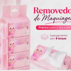 Lenço Removedor De Maquiagem Mini - Vivai 8/16/24 unidades