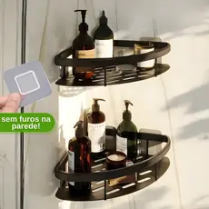 1/2/3KIT Suporte De Bathroom Organizador Alta Qualidade Prateleiras De Banheiro Sem perfuração Premium