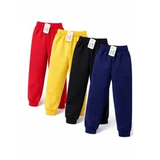 KIT 5 Un Calça Moletom Infantil  1 a 16 anos unissex menino  e menina