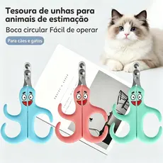 Alicate Tesoura Cortador De Unhas Pet Gatos Cães Pássaros Aço Inoxidável Profissional Cuidado