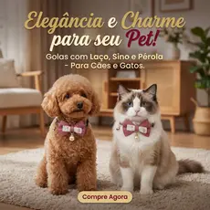 Coleira Pet Para Cachorro Pequeno Gato Animais De Estimação Regulador Ajustável Sino Fivela Segura Arco Acessórios