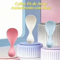 Colher De Arroz Plástico Anti Arranhão Antiaderente Cozinha Panela Multiuso