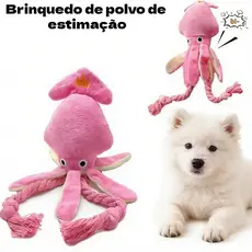 Alta qualidadeBrinquedo Pet Pelúcia Polvo Octopus Amigo Cães C/ Apito