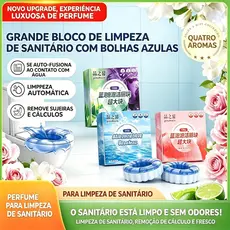 Pedra Sanitaria Banheiro Pastilha Para Vaso Sanitário Tablete Odorizante Com Cheiro Caixa Acoplada Limpador Limpeza