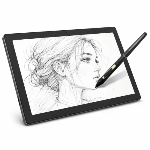 Mesa Digitalizadora com Display 10,1" Caneta 16384 Níveis Pressão Tela IPS HD USB-C 5080 LPI