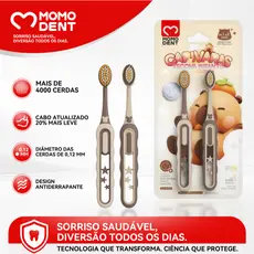 Momodent Escova De Dente Infantil, Cerdas Macias , 3-8 Anos , Cuidados Com Saúde Oral Das Crianças