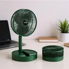 Ventilador dobrável retrátil silencioso USB recarregável retrátil de baixo ruído Mini ventilador