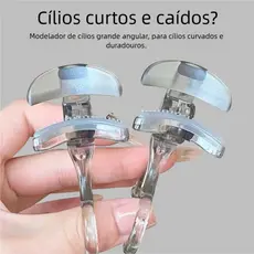 Ferramenta de Maquiagem Transparente - Curvador de Cílios para Extensão Rápida