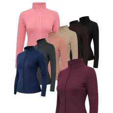 JAQUETA CASAQUINHO TÉRMICA FEMININA PELUCIADA SLIM FIT ESPORTIVA COM ZÍPER