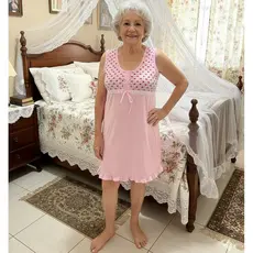 CAMISOLA PARA SENHORAS, PIJAMA E VESTIDO PARA VOVÓ,  PÓS-CIRURGICO PREMIUM