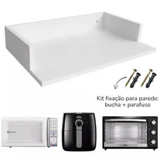 Nicho Suporte de Parede para Micro-ondas/Forno/em MDF 100% 60x40 cm resistente